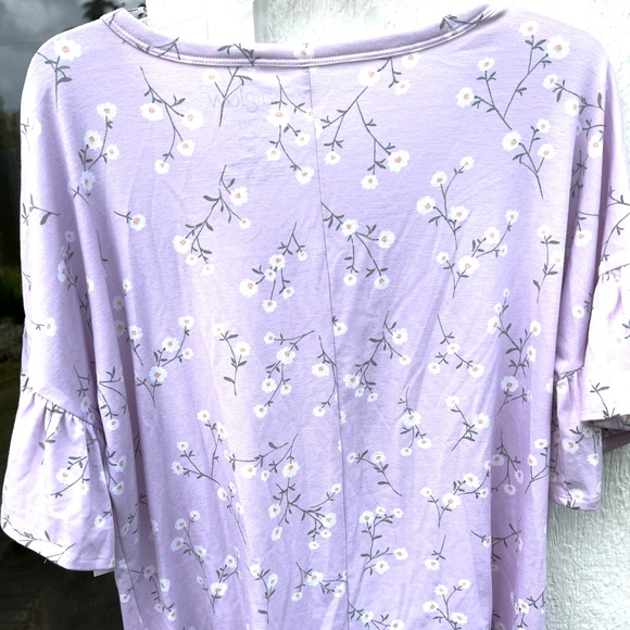 🆕 Maternity tie-hem nursing shirt size medium - Picture 5 of 8